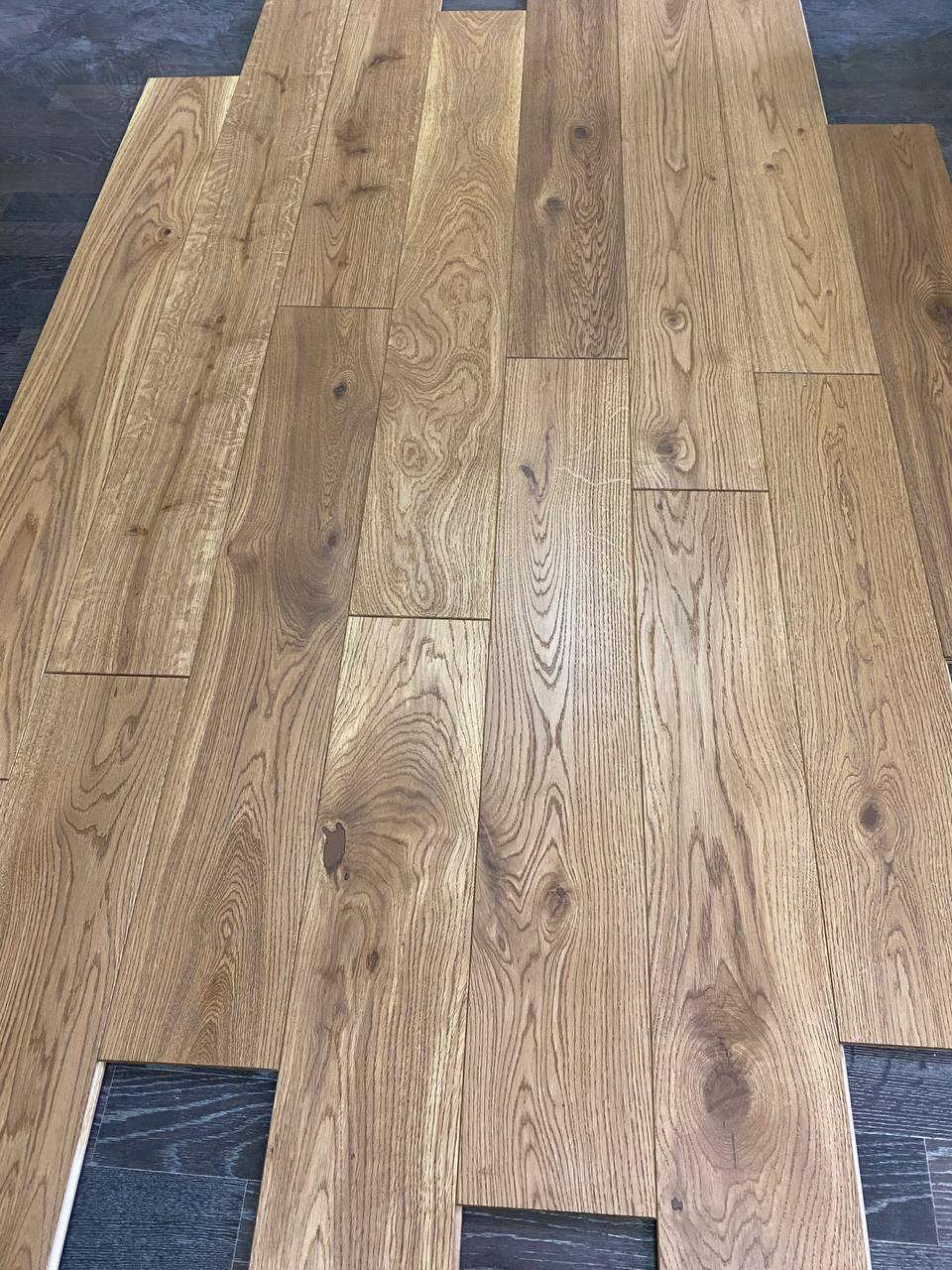 Инженерная доска Eparket Дуб Buckwheat рустик лак 600-1500×130×15